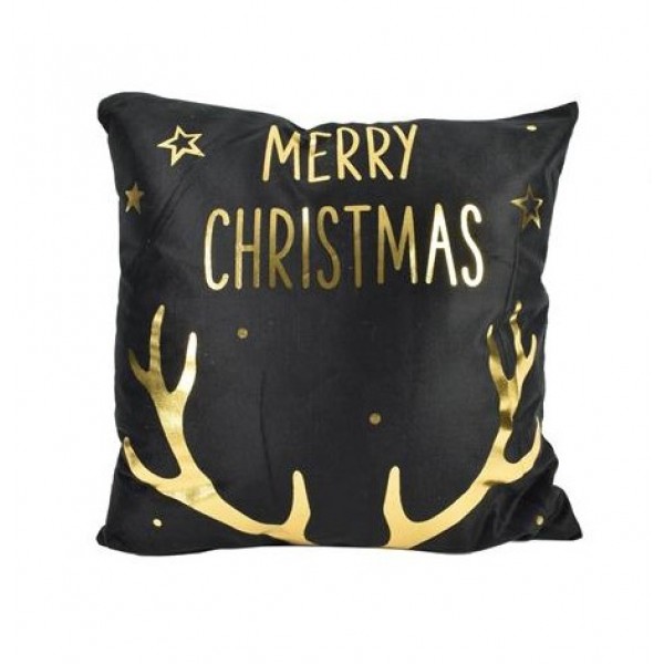 Cuscino Sfoderabile con Scritta Merry Christmas